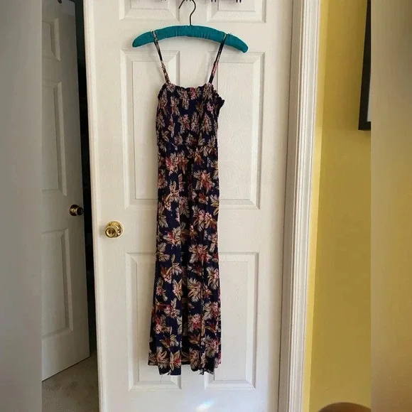 New look floral maxi sundress open sides - Picture 1 of 7